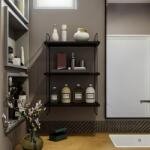 AG Fali polc Pulalis - Antracit (854KLN1744)