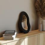 ASIR GROUP Dekoratív tükör - Wabi Sabi Eclipse - Fekete (398WBL1102)