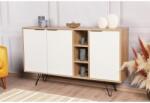 AG Konzolasztal Clara Console - Oak, Fehér (855DTE4210)