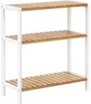 SONGMICS Bambusz tárolópolc, 3 szintes cipőtartó, tároló állvány SONGMICS (BCB33WN)