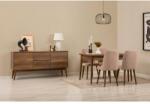 ASIR GROUP Étkezőgarnitúra(Kihúzható asztal, szék, konzol asztal) (6 db) Vina 01 0900 - Dió, Stone (869VEL8769)