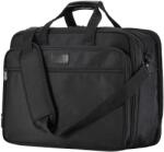 BONTOUR 17, 3" laptop táska, bővíthető üzleti aktatáska több rekeszzel és nagy oldalsó zsebbel (2108)