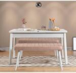 ASIR GROUP Étkezőgarnitúra(Kihúzható asztal, szék) (3 db) Santiago 0900 - Fehér, Stone (869VEL8850)