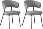 VASAGLE Modern étkezőszékek 2db-os, sötétszürke (LDC112G01)