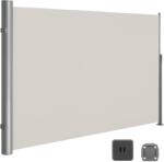 SONGMICS Oldalsó napellenző, napellenző erkélyre, teraszra, bézs (GSA185E)