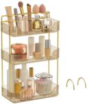SONGMICS Sminkrendező, személyre szabható rendező, pezsgő-arany (JKA013A01)