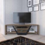 AG TV szekrény Sares - Walnut, Black (322RTC2180)