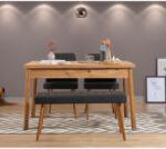 ASIR GROUP Étkezőgarnitúra (4 db) Costa Atlantice-Antracit (869VEL5192)