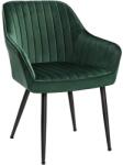 SONGMICS étkezőszék bársonyhuzattal zöld (LDC087C01V1)