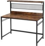 VASAGLE Íróasztal Könyves polccal 120x60x125, 5 cm (LWD030B01)