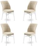 ASIR GROUP Étkezőszék szett (4 db) Flex - Krém, Fehér (240CHR1429)