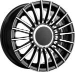 Italie JANTA Italie EW25 CINQUE CB58.1 6.5/16 4x98 ET35 Black polished