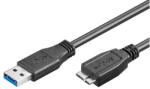 Goobay 95026 1, 8 M USB A Micro-USB B Fekete (95026)