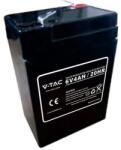 V-TAC Acumulator gel plumb 6V 4AH 70X47X107MM V-TAC SKU-23448 (SKU-23448)