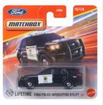 Mattel Matchbox: Ford Police Interceptor Utility kisautó (JBT10)