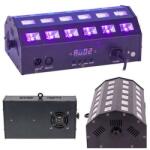 Ibiza Light Proiector LED 2 in 1 albe si UV 24 x 3W cu DMX Ibiza Light LED-STUV24 (LED-STUV24)