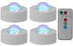 Party Pachet 4 mini astro RGB cu stroboscop si telecomanda Party PARTY-4ASTRO (PARTY-4ASTRO)