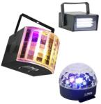 Party Set disco 1 stroboscop + 1 derby light + 1 astro light Party PARTY-3PACK (PARTY-3PACK)