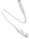 hoco. LS30 audió adapter kábel (3.5mm jack aljzat - Type-C) FEHÉR (HOCO_LS30) (HOCO_LS30)