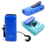 AXON hallókészülék fül mögötti vezeték, AA elem nélkül, VILÁGOSKÉK (F-22) (F-22)