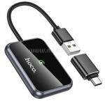 hoco. iPhone 17 Pro Max / 17 Pro / Air HOCO HU1 vezeték nélküli adapter USB, iOS kompatibilis, FEKETE (HOCO_HU1) (HOCO_HU1)