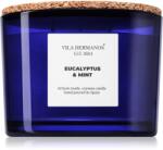 Vila Hermanos Apothecary Cobalt Blue Eucalyptus & Mint lumânare parfumată 350 g