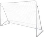 vidaXL Foci kapu hálós acél készlet 240 x 90 x 150 cm Jó minőségű 90572 (90572VidaXL)