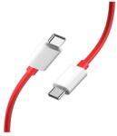OnePlus warp adatkábel, type-c - type-c, gyorstöltő, 150cm, törésgátló, piros (5481100048)