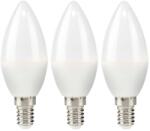 Nedis LED izzó, E14, gyertya, 4, 9 W, 470 lm, 2700 K, 3 db (LBE14C352P3)