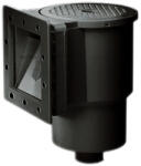  Fali Szkimmerek Kicsi (fóliás/előregyártott medencéhez) FEKETE (SB264)