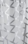 spirella BIZARRE, ezüst vonalak, szürke, PEVA, 180 × 200 cm