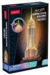 CubicFun : Empire State Building 3D-s puzzle LED világítással 37 db-os (3DL539)