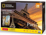 CubicFun : Eiffel torony 3D-s puzzle 80 db-os, National Geographic fotóalbummal (3DDS0998)