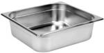 Pufo Gastronorm Pufo rozsdamentes acél ételtároló tálca, ideális vendéglátáshoz, éttermekbe, gyorséttermekbe, 5 literes kapacitás (Pufo4084)