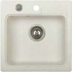 Marmorin Isao 1 medencés szögletes gránit mosogatótálca, White 470 103 006 (470 103 006)