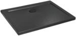 Radaway Doros Stone D szögletes lapos zuhanytálca fekete 110x80 cm (SDRD1180-01-54S) (SDRD1180-01-54S)