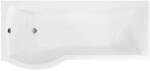 Besco Inspiro aszimmetrikus kád balos 150×80/70 cm, kádparavánnal (WAI-150-NLE) (WAI-150-NLE)