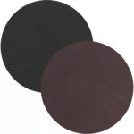 LINDDNA pohár alátét, kör, Dupla, Nupo lila / Nupo fekete