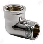  Nikkelezett könyök 3/4" KB