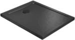 Radaway Doros Stone F szögletes lapos zuhanytálca fekete 140x80 cm (SDRF1480-01-54S) (SDRF1480-01-54S)