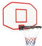 vidaXL fehér polietilén kosárlabdapalánk 109 x 71 x 3 cm 93662 (93662)