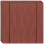 MACVI 30db-os öntapadós 3D tapéta készlet, kívül puha habszivacs, modern kialakítás, bármilyen helyre alkalmas, vízálló, 70x77 méret, Macvi®, sötétbarna fa panel modell (30xTapet-84)