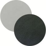 LINDDNA Poháralátét, kör, Dupla, Felhő fekete / Nupo fémes