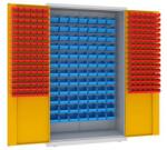 Malow Fém műhelyszekrény dobozokkal, 199 x 120 x 50 cm, szürke/sárga