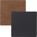 LINDDNA Üvegtálca, négyzet, Double, Buffalo fekete / Buffalo természetes