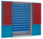 Malow Fém műhelyszekrény dobozokkal, 199 x 120 x 50 cm, szürke/világoskék