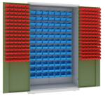 Malow Fém műhelyszekrény dobozokkal, 199 x 120 x 50 cm, szürke/zöld