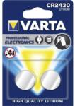 VARTA Professional Lithium CR2430 elem, 2 db, 3V (FDPE0002175)