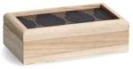 Zeller Fekete Mosaic Zeller doboz, fa, 24x16x9 cm (15199)