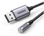 UGREEN CM477 audio adapter, USB / 3, 5mm Jack, Grafit